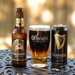 Snakebite with Guinness and Magners cider