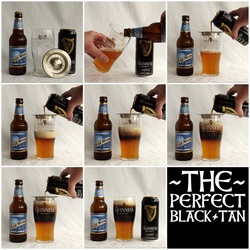 Blue Moon Black and tan beer